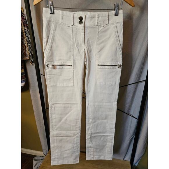 Dolce & Gabbana Y2K Vintage White Low Rise Chino Pants Size 38EU